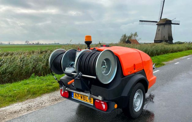 Hogedruk rioolaanhanger tot Ø 400mm | jonggebruikt